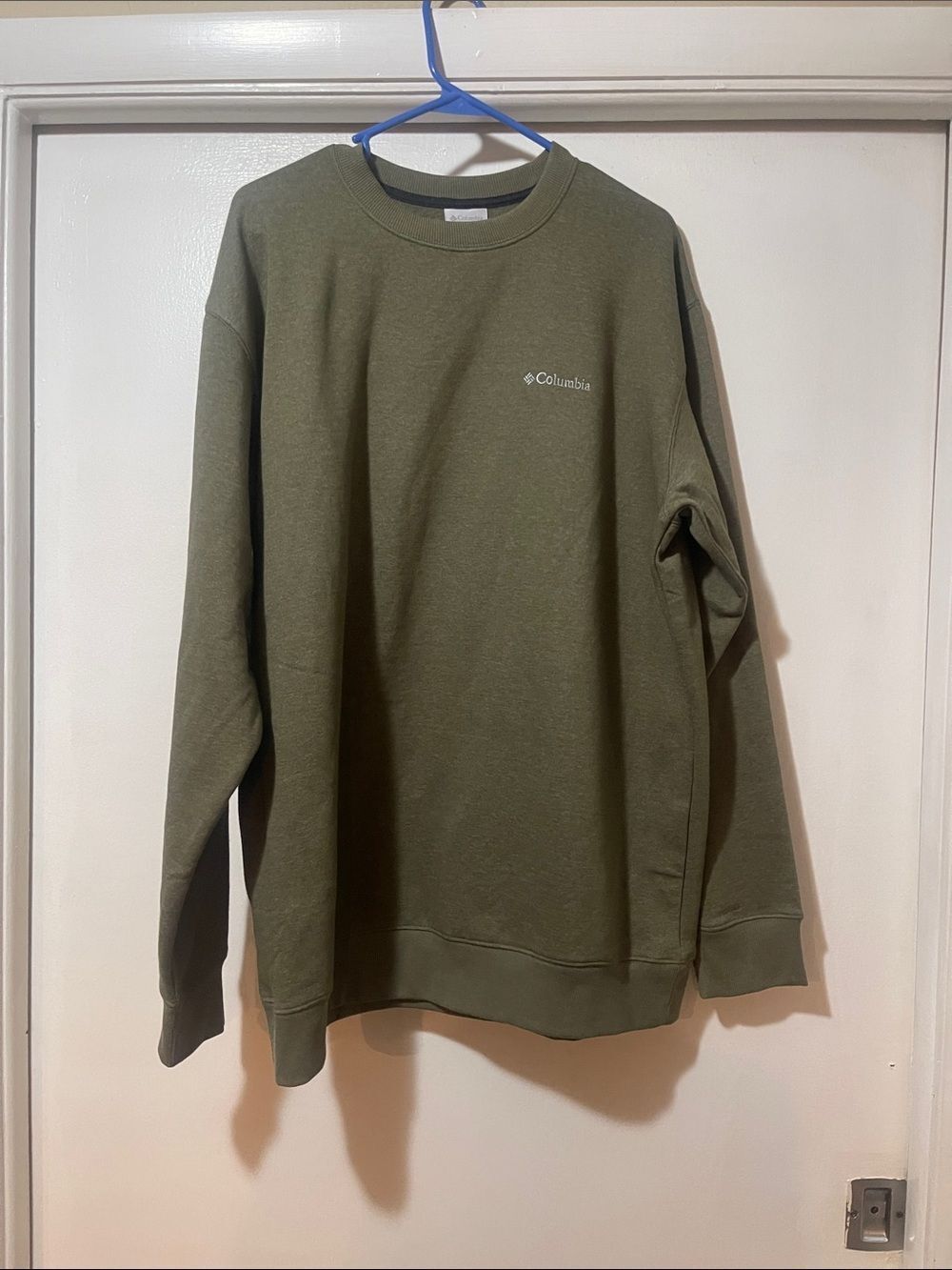 Columbia Men's Crewneck Sweatshirt — Olive XL